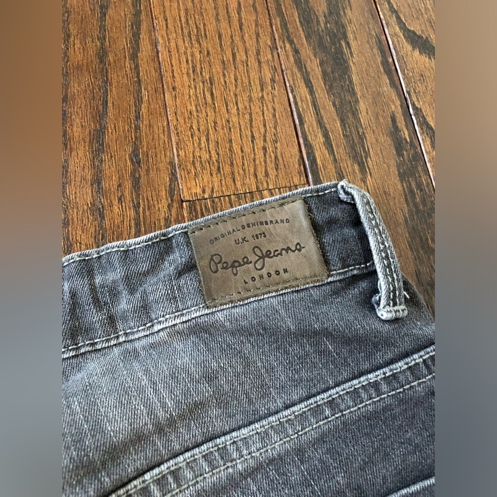 Pepe Jeans London Boys 14 Dakota Cashed Black Vintage Slim Fit Mid-Rise Jeans - Picture 12 of 12